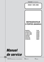 Indesit 4D X/HA Manuel De Service