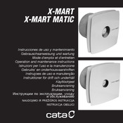 Cata XMART15TIX Mode D'emploi Et D'entretien