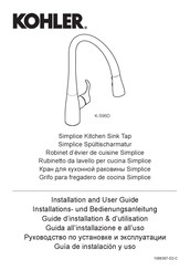 Kohler K-596D Guide D'installation & D'utilisation