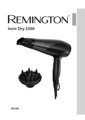 Remington Ionic Dry 2200 D3190 Mode D'emploi