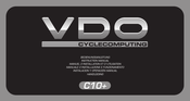 VDO C10+ Manuel D'installation Et D'utilisation