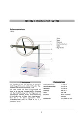 3B SCIENTIFIC PHYSICS 1003192 Mode D'emploi