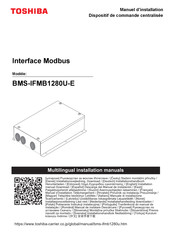 Toshiba BMS-IFMB1280U-E Manuel D'installation