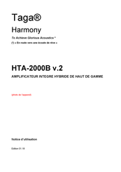 Taga Harmony HTA-2000B v.2 Notice D'utilisation