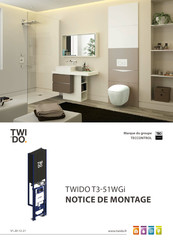 Geberit TWIDO T3-51WGi Notice De Montage