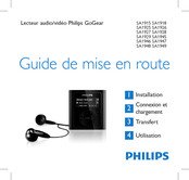 Philips GoGear SA1915/55 Guide De Mise En Route