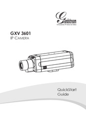 Grandstream GXV 3601 Guide De Démarrage Rapide