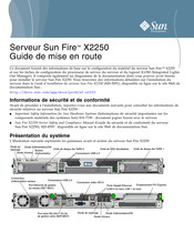 Sun Microsystems Fire X2250 Guide De Mise En Route