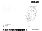 RECARO SALIA 125 Notice D'utilisation