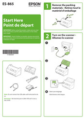 Epson ES-865 Point De Départ