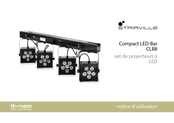thomann Stairville Compact LED-Bar CLB8 Notice D'utilisation
