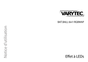 thomann Varytec BAT.BALL 6in1 RGBWAP Notice D'utilisation