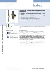 Burkert 8201 Fiche Technique