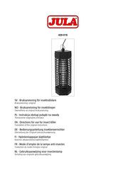 Jula 429-015 Mode D'emploi