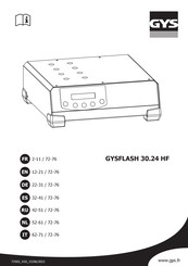 GYS FLASH 30.24 HF Mode D'emploi