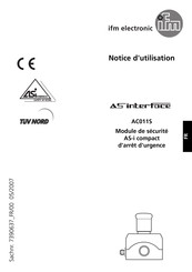 IFM Electronic AS-interface AC011S Notice D'utilisation