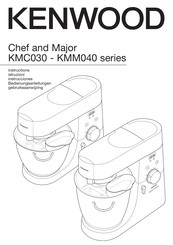 Kenwood KMC030 Série Instructions