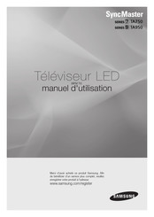 Samsung SynsMaster TA750 Manuel D'utilisation