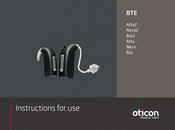 oticon Ria Instructions D'utilisation