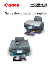 Canon MultiPass MP700 Guide De Consultation Rapide