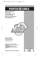 Porter Cable PCL186CS Manuel D'instructions