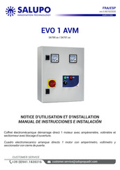 SALUPO EVO 1 AVM Notice D'utilisation Et D'installation