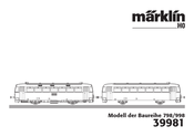 marklin 998 Série Mode D'emploi