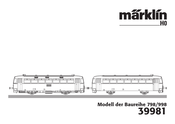 marklin 798 Série Mode D'emploi