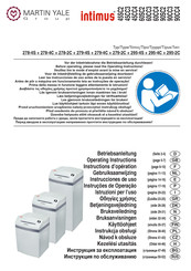 Martin Yale intimus 90SC2 Instructions D'opération