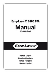 Easy-Laser D160 BTA Manuel