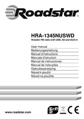 Roadstar HRA-1345NUSWD Manuel D'instructions
