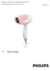 Philips HP8116 Mode D'emploi