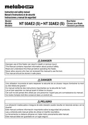 Metabo HPT NT 50AE2S Manuel D'instructions Et De Sécurité