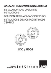 JETStream UWE LIDO Instructions De Montage Et Mode D'emploi