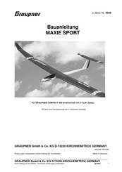 GRAUPNER MAXIE SPORT Instructions De Montage