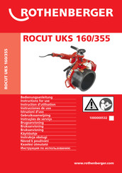 Rothenberger ROCUT UKS 160/355 Instructions D'utilisation