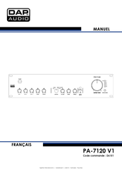 DAP Audio PA-7120 V1 Manuel