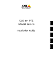 Axis 214 PTZ Guide D'installation