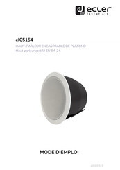 Ecler essentials eIC5154 Mode D'emploi