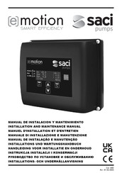 Saci pumps EMOTION TT3-30A Manuel D'installation Et D'entretien