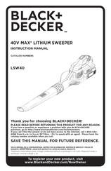 Black & Decker LSW40 Manuel D'instructions