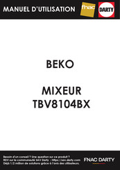 Beko TBV8104BX Mode D'emploi