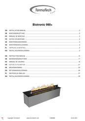 TermaTech Biotronic 990+ Notice De Montage