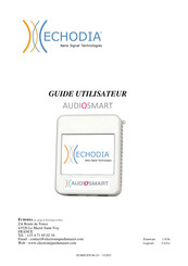 ECHODIA AUDIOSMART Guide Utilisateur