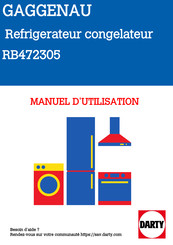 Gaggenau RB472303 Manuel D'utilisation
