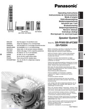 Panasonic SB-PF800 Mode D'emploi