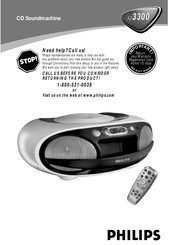 Philips CD Soundmachine AZ3300 Mode D'emploi