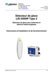 LABKOTEC LID-3300IP Instructions D'installation Et De Fonctionnement