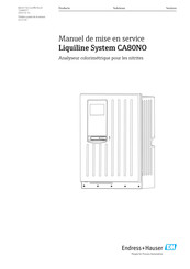 Endress+Hauser Liquiline System CA80NO Manuel De Mise En Service